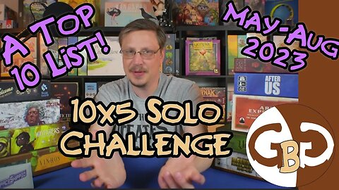 10x5 Solo Challenge May August 2023