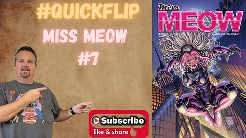 Miss Meow #7 Merc Publishing #QuickFlip Comic Book Review Aaron Sparrow #shorts