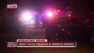 Heavy police presence related to drive-by shooting in Seminole Heights, police say unrelated to murders