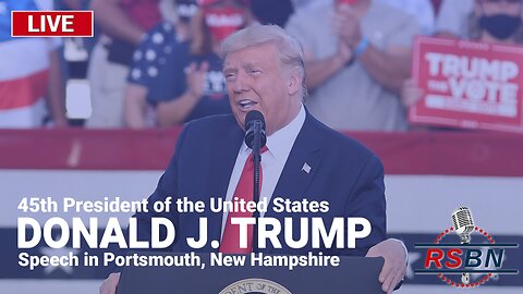 LIVE REPLAY: President Trump Delivers Speech in Portsmouth, New Hampshire - 1/17/24