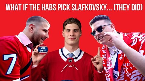 What if the Habs draft Slafkovsky... (they did) | DRAFT DAY VLOG