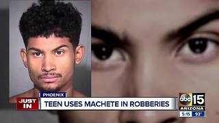 PD: Victims threatened with machete during Phoenix robbery