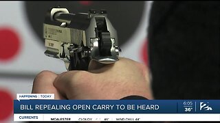 Bill Repealing Open Carry To Be Heard