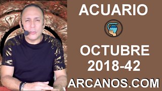 HOROSCOPO ACUARIO-Semana 2018-42-Del 14 al 20 de octubre de 2018-ARCANOS.COM