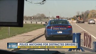Police watching for distracted drivers