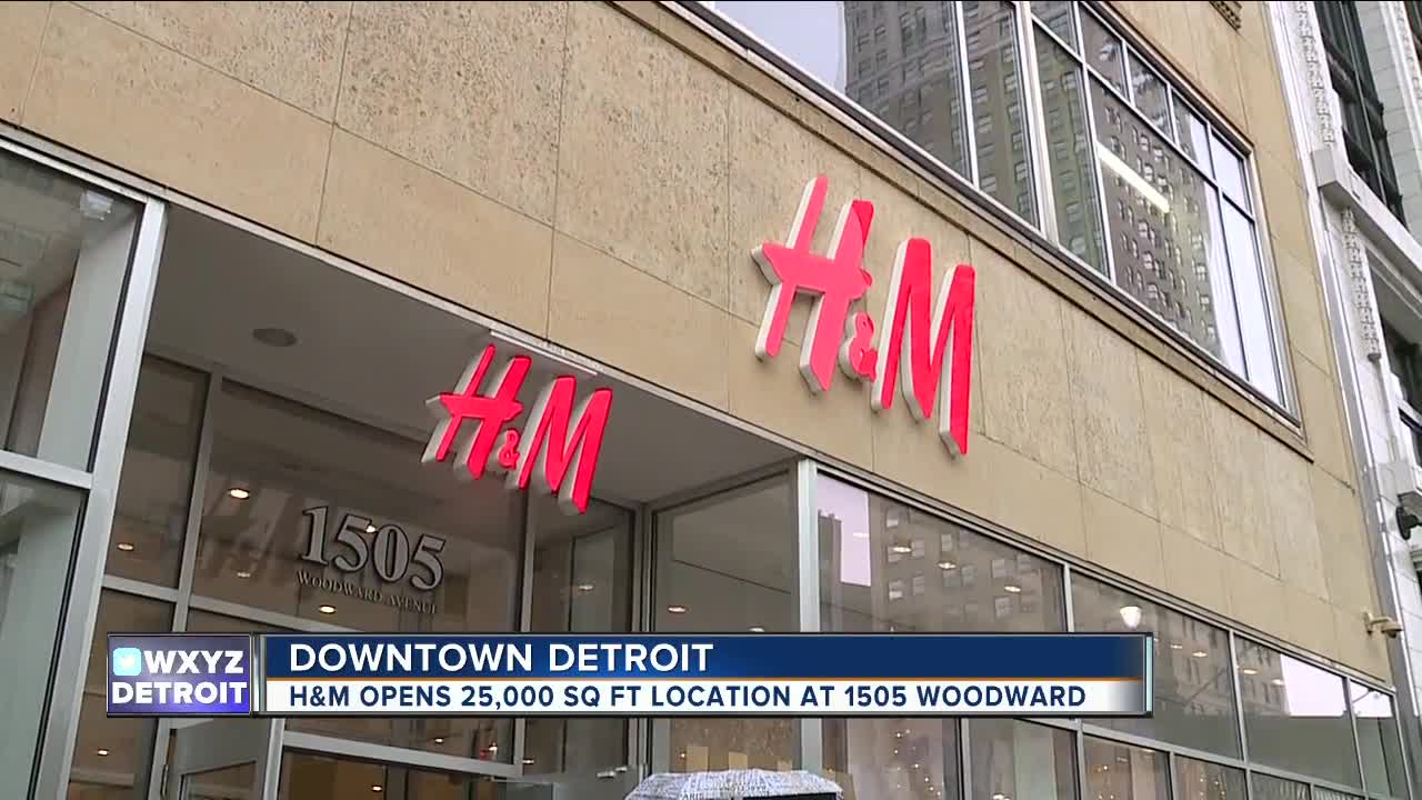 New H&M store in downtown Detroit opens today with giveaway