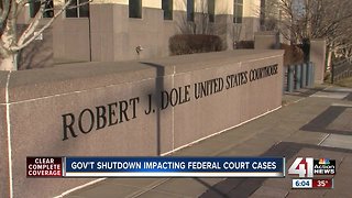 Gov't shutdown leads to delays in court cases