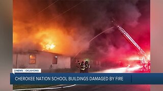 Cherokee Nation School Buildings Damaged by Fire