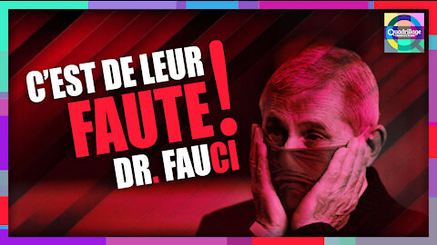 Dr Fauci sous-entend que les chiffres élevés de cas sont dûs au non-respect de ses consignes!