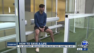 Two strangers save CU Boulder student's life