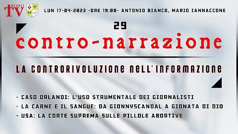 CONTRO-NARRAZIONE NR.29 - Antonio Bianco, Mario Iannaccone.