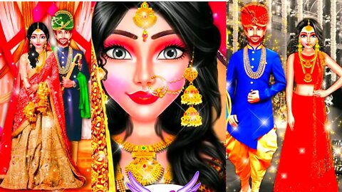 Royal indian wedding game|indian dressup-makeup game||makeup wala game|girl games @TL PLAYZ YT