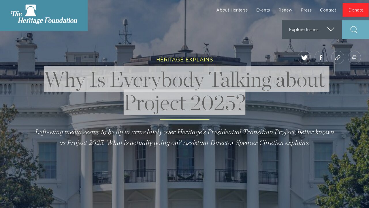 Project 2025 Heritage Foundation's Spencer Chretien Explains the Goals