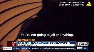 Video of 11-year-old girl being handcuffed released