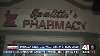 Pharmacy adjusts services for stay-at-home order