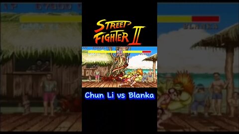Street Fighter ChunLi vs Blanka #youtubeshorts #ytshorts #gaming #trending #viral #streetfighter