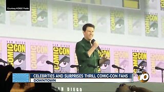 Celebrities and surprises thrill Comic-Con fans