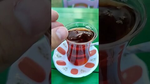 It's Always Time for Turkish Tea ☕🇹🇷 #türkiye #çay #travel