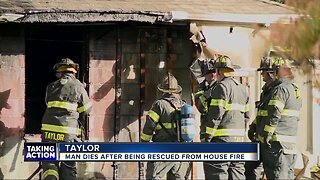 Elderly Taylor man dies in house fire