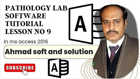 Pathology Lab management and reports and billing Software tutorial no 9 | Ahmad soft and solution