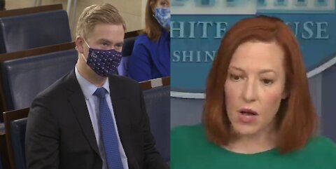 Stammering Psaki Reluctantly Admits Biden Still Building Parts of Border Wall