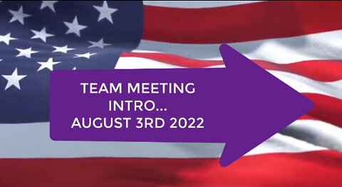 Team Meeting AUGUST 3RD 2020 W4 Continued