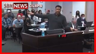 PARENT GIVES AS A POWERFUL SPEECH AT A SCHOOL BOARD MEETING - 6040