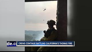 Star pilot returns after California fire mission