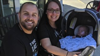Family of baby given 40 percent chance to live looking to give back