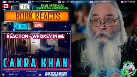 Cakra Khan Original Song Reaction - Whiskey in Me - First Time Hearing - Requested
