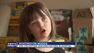 Brooklyn's Crayon Drive: Metro Detroit girl battling illness gives back to other hospitalized children