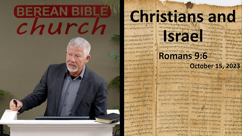 Christians and Israel (Romans 9:6)