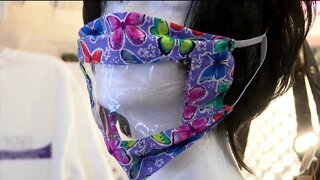 Two woman in Fort Myers are making masks for the deaf