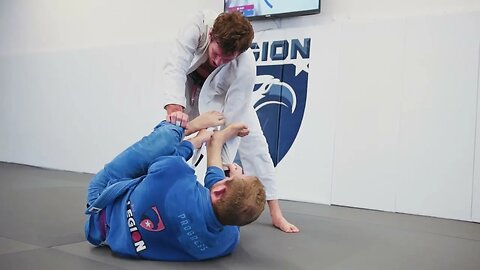 Keenan Cornelius passing lapel guards