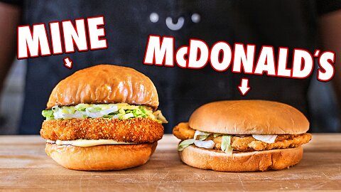 Making the McDonald’s McChicken At Home | But Better by meo g