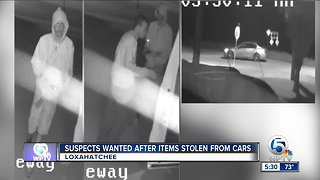 PBSO looking to identify suspects who stole from unlocked vehicles