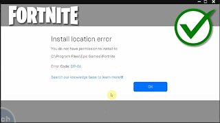 How To Fix FORTNITE Error Code DP-06 On PC Or Laptop | 2021 Tutorial