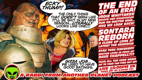 LIVE@5 - Doctor Who Gives a Flux!!! New Sontaran's Exposed!!! The Terror of Dave Chappell!!!