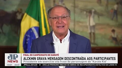 Alckmin dá parabéns a karatecas com frase de “Karatê Kid”