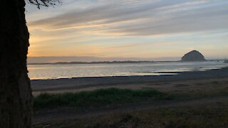 Morro Bay Rock Sunset