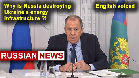 Why Russia is destroying Ukrainian energy infrastructure. Lavrov's press conference | Ukraine