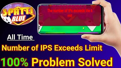 3patti blue ips exists problem solve 💯 100% #3pattiblue