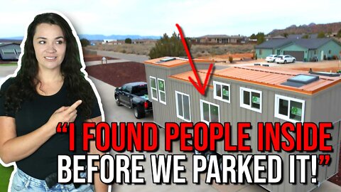 Tiny Home Tour - Autumn Found People Inside Before It Was Even Parked