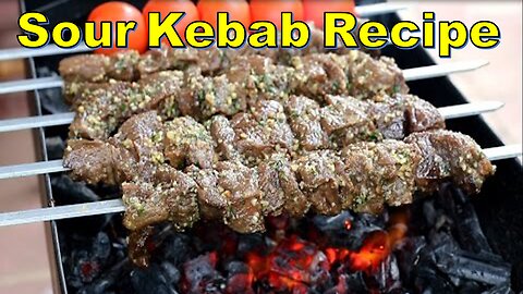 Iranian Delight: Tangy Marinated Kebab Recipe-4K