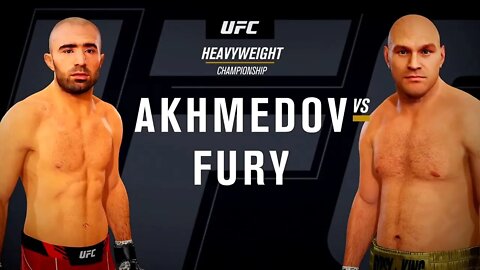 EA Sports UFC 4 Gameplay Tyson Fury vs Omari Akhmedov