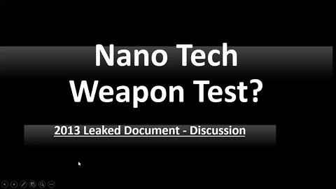 Nano Tech Death Weapon Whistle Blower