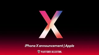 iPhone X announcement | Apple