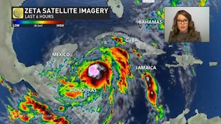 Zeta will soon become the 11th landfalling tropical system in the U.S. in 2020