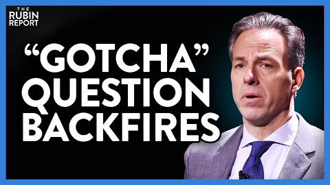 Watch CNN Host Go Silent When His "Gotcha" Question Backfires In His Face | DM CLIPS | Rubin Report