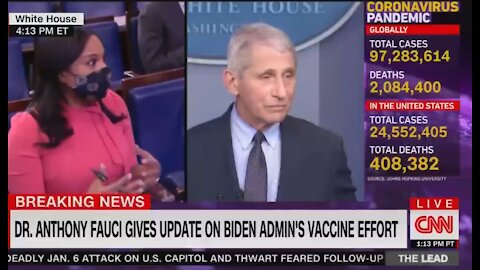 Dr. Fauci Accidentally Debunks CNN's Big Lie On Trump Vaccines